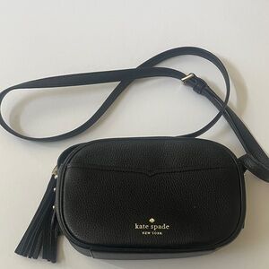 Kate Spade Black Leather Crossbody Bag